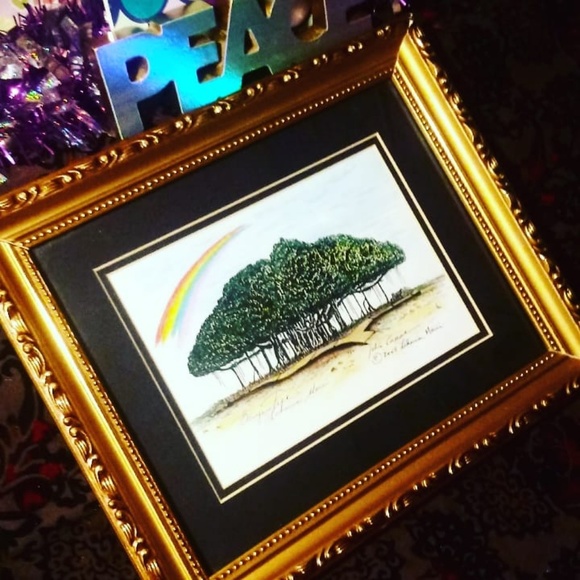 Banyon tree rainbow picture wall art - Picture 2 of 4